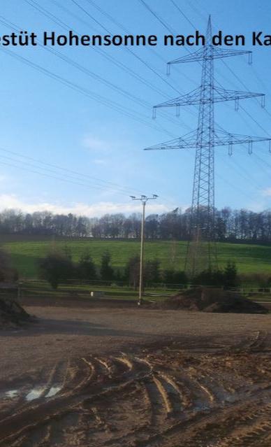 Material für einen neuen Reitplatz