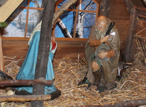 Krippenfiguren Heiligenhäuschen in Hartefeld