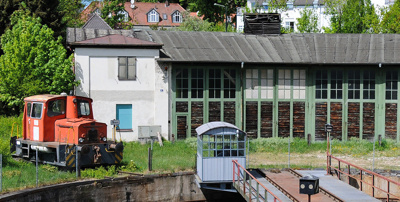 Dachziegel für den alten Lokschuppen Amberg