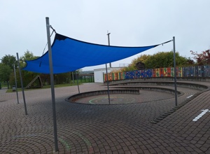 Sonnensegel für das Grüne Klassenzimmer