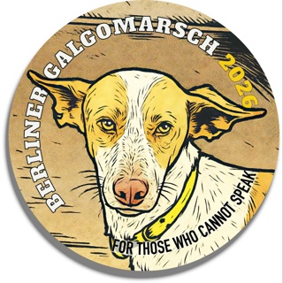 BUTTON BERLINER GALGOMARSCH