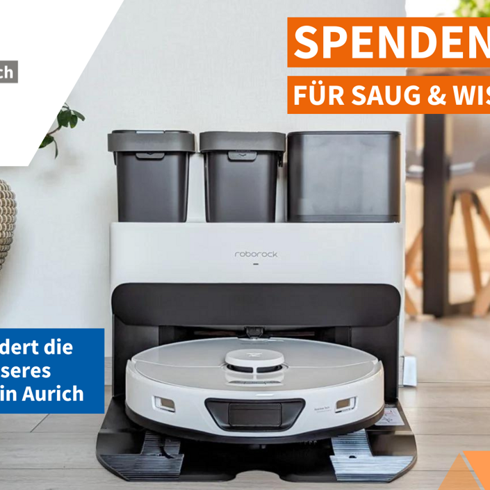 Saug & Wischroboter fürs CVJM Jugendzentrum