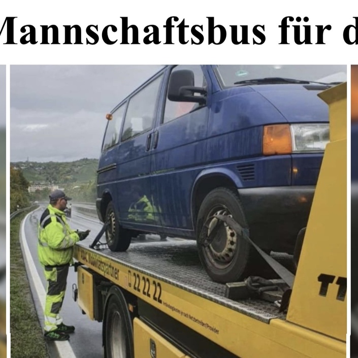 Neuer Mannschaftsbus für den TSV: Gemeinsam mobil bleiben