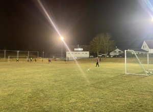 LED Flutlichtanlage am Trainingsplatz