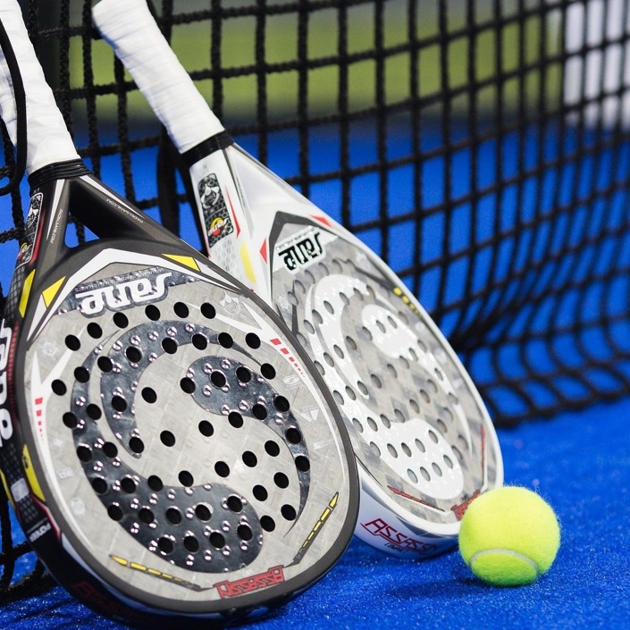 Bau eines Padel Courts