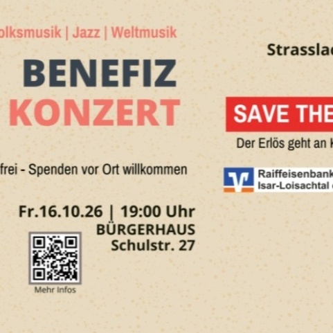 Strasslacher Benefizkonzert "Save The Children" 16.10.2026