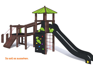 Neues Außenspielgerät für KiTa "Seelkirchen"