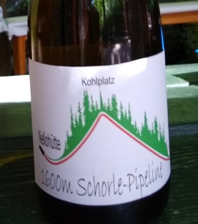 1 Flasche weißer Burgunder vom Spitzenweingut mit &quot;Trassenlogo&quot;