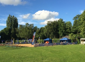 Erweiterung der Beachvolleyballanlage