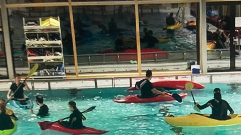 Ausstattung für das Wintertraining unseres Kanuvereins