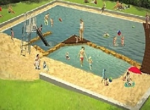Renovierung des Kinderbeckens im Waldfreibad