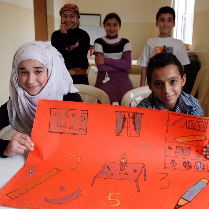 Aufbau einer Schule in Idlib - Syrien