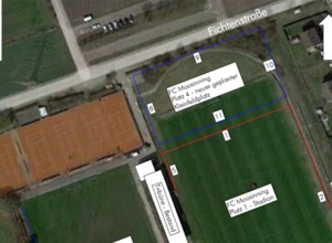 FC Moosinning Bau eines Kleinfeld Rasenplatzes