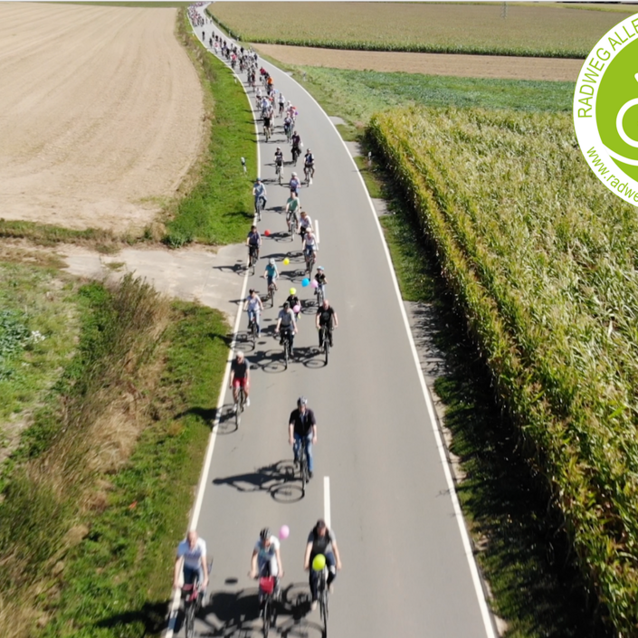 Radweg zwischen Melle und Borgloh