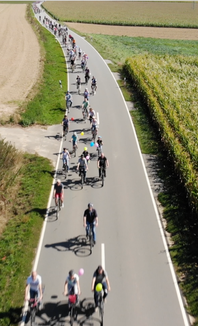 Radweg zwischen Melle und Borgloh