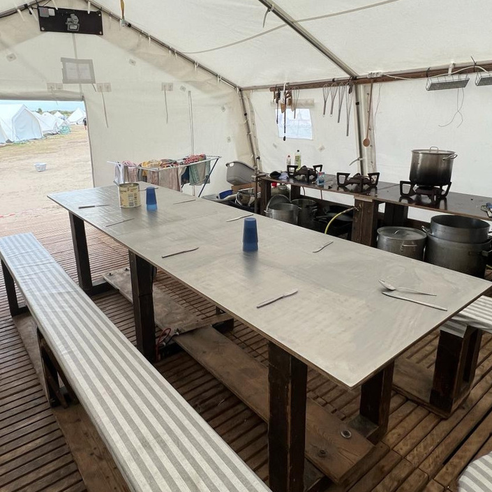 Schöne Grüße aus dem neuen Ameland Küchenzelt?