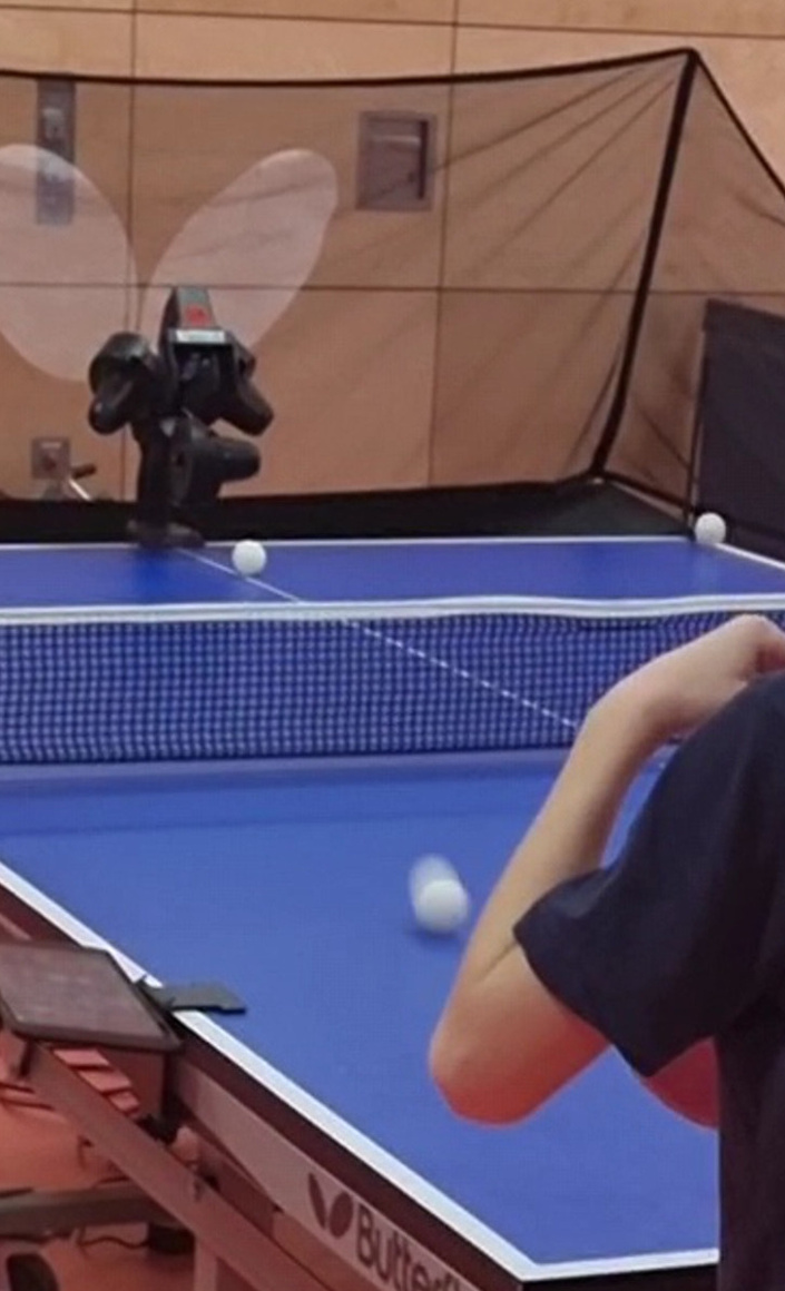 Roboter für das Nachwuchs-Tischtennistraining in Konz