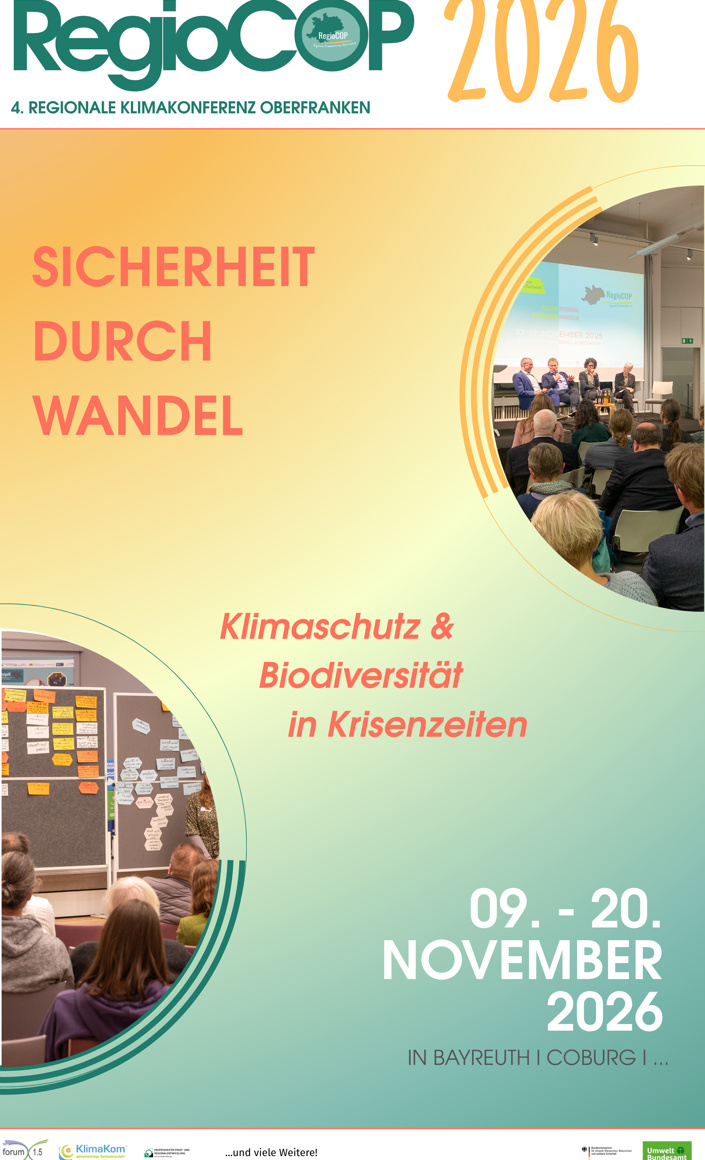 RegioCOP 2026 - die 4. Regionale Klimakonferenz für Oberfranken