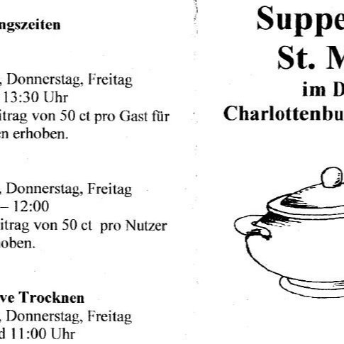 Suppenküche St. Marien am Bergheimer Platz in Ber.