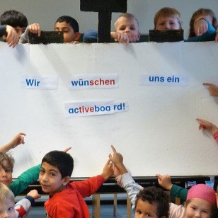 Touchboard für Schüler der Holbeinschule