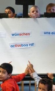 Touchboard für Schüler der Holbeinschule