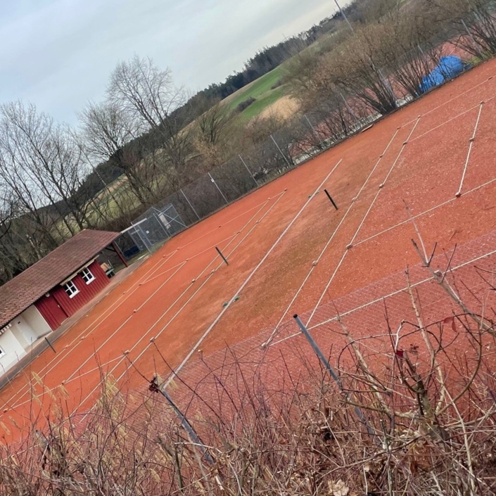 Flutlicht Tennisanlage WF-Klingen