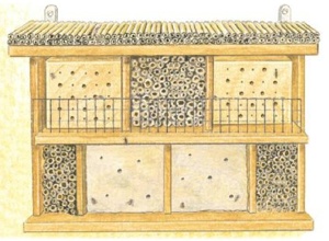 Bau und Aufstellung von drei Insekten-Nisthilfen