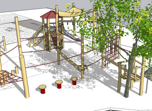 Neuer Spielplatz für den Kindergartens St. Josef in Hammelburg