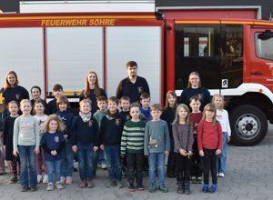 Einheitliche Bekleidung für die Kinderfeuerwehr