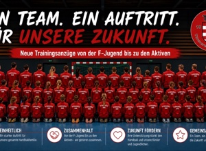 Einheitlich stark – Trainingsanzüge für alle Handballer