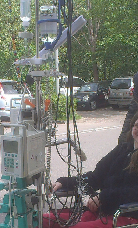 Mobile, klappbare Infusionsständer