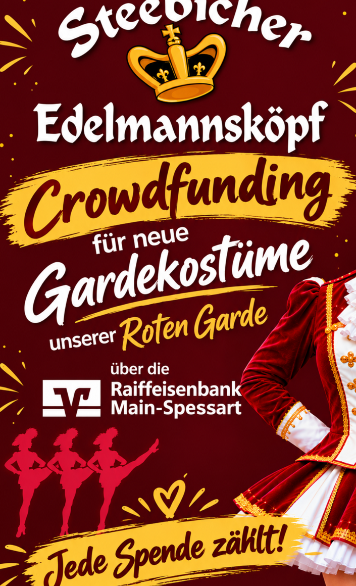 Neue Gardekleider für den Faschingsverein "Steebicher Edelmannsköpf"