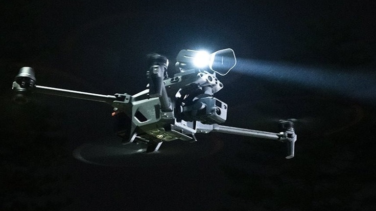 Drohne mit hochauflösender Wärmebildkamera