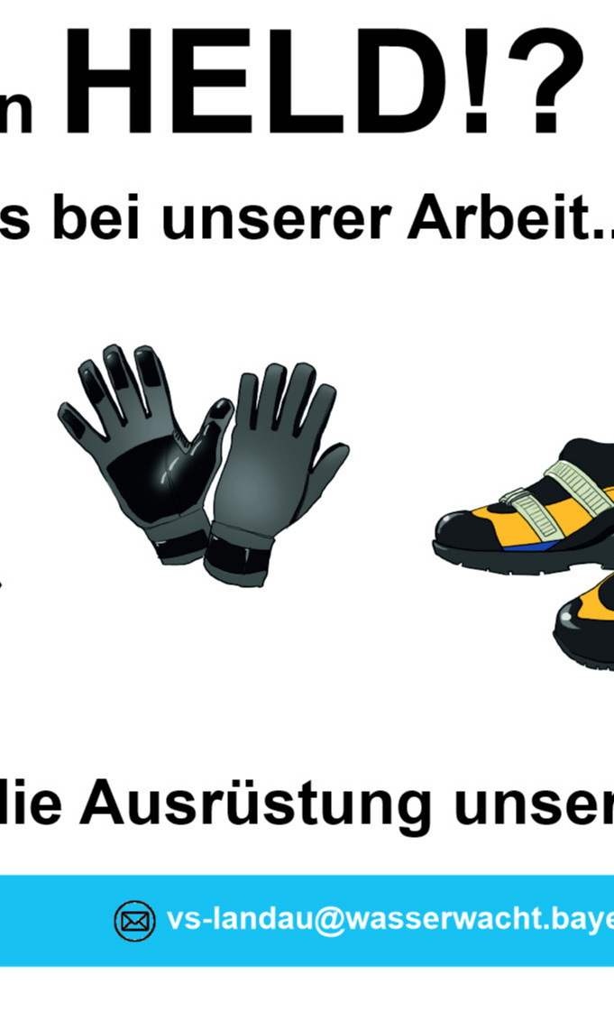 Ausrüstung für den Wasserrettungsdienst
