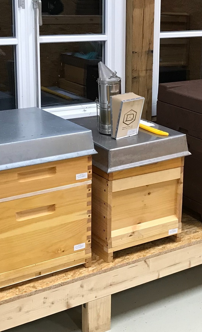 Erweiterung des Lehrbienenstandes