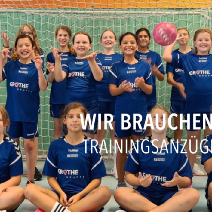 Neue Trainingsanzüge für unsere Handballerinnen vom TV Engers