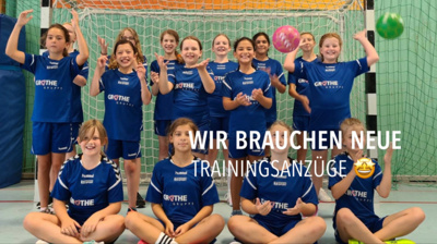 Neue Trainingsanzüge für unsere Handballerinnen vom TV Engers