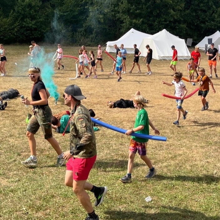 Programm, Spiel- und technische Ausstattungen für die Lagerspiele