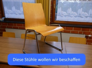 Tische und Stühle für unser neues Feuerwehrhaus