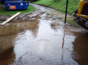 Eschweiler Kanu Club - Bootshaus - Hochwasser und Sanierung
