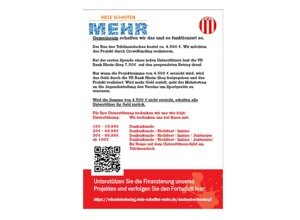 Tribünendach für den SV Rot-Weiß Hütte e.V.