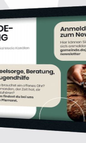 Digitale Dorfinformationspunkte mit überdachten Wartebereichen