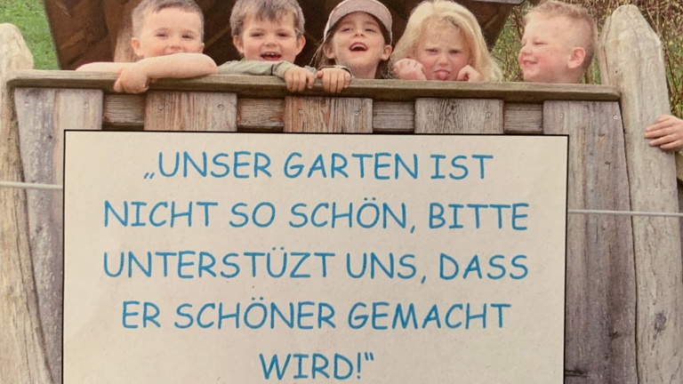 Gartenumgestaltung der Kindertagesstäte Oberfischbach - Wackersberg