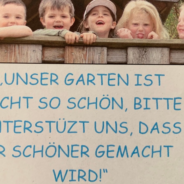 Gartenumgestaltung der Kindertagesstäte Oberfischbach - Wackersberg