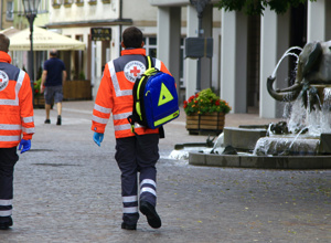 Notfallrucksäcke DRK Bereitschaft Geislingen-Oberes Filstal