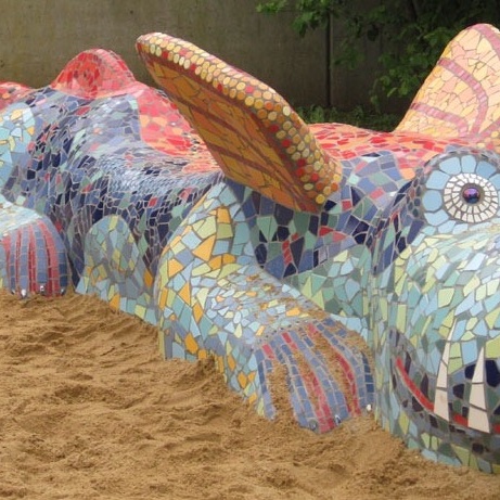 Projektwoche Mosaikskulptur