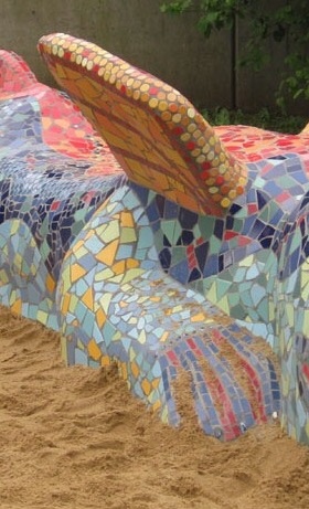 Projektwoche Mosaikskulptur
