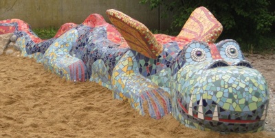 Projektwoche Mosaikskulptur