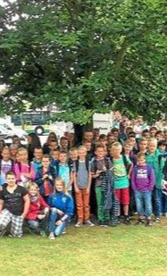 Wasserrutsche für das Zeltlager Alstätte