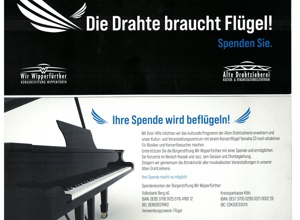 Die Drahte braucht Flügel!